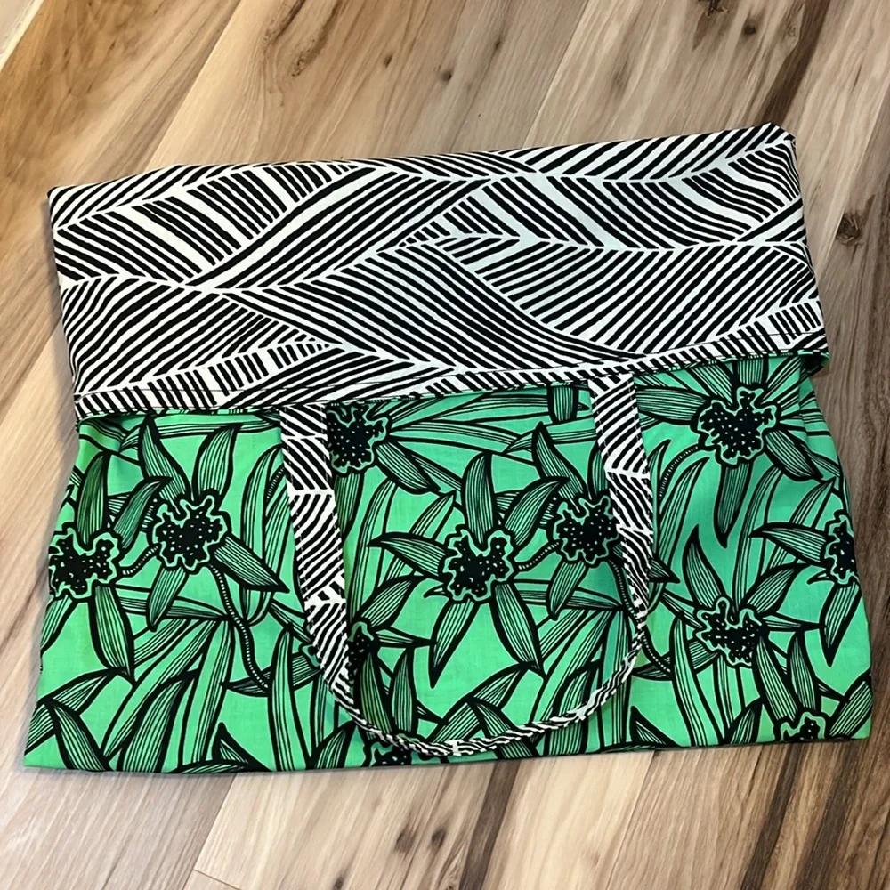 🌸🛍️foldable reversible lined bag - Picture 6 of 12